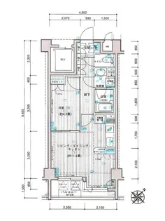 レクシオ向島【5階】の間取り