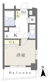 LAPOSTA【403号室】の間取り