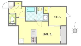 MONOLITH錦糸町【2階】の間取り