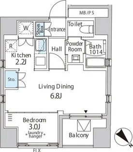 イル ジラソーレ【9階】の間取り