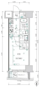 アルテシモコルソ【13階】の間取り