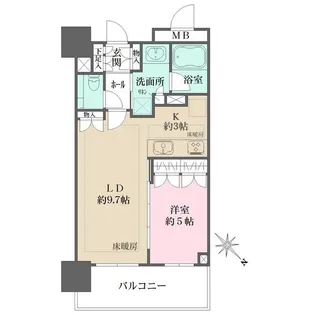 ブランズタワー豊洲【28階】の間取り