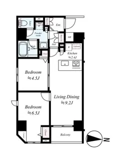アイル両国弐番館【2階】の間取り