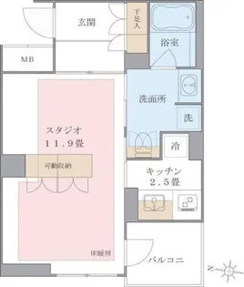 Brillia ist 東雲キャナルコート【3階】の間取り