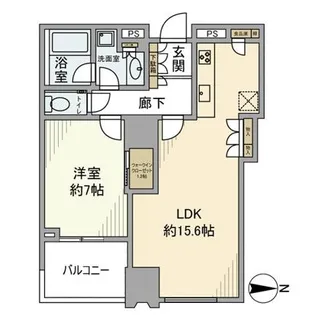 シティタワーズ豊洲ザ・ツイン サウスタワー【5階】の間取り