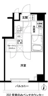 ルーブル木場【5階】の間取り