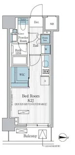 パークアクシス東陽町レジデンス【1階】の間取り
