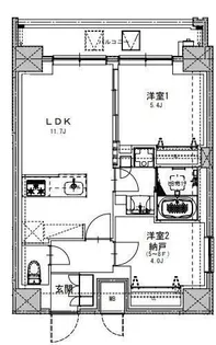 S−RESIDENCE両国serea【5階】の間取り