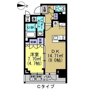 ルーラル二十四番館【5階】の間取り