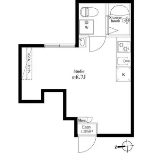 キングハウス大島【1階】の間取り