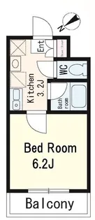 City Creation茅場町【4階】の間取り
