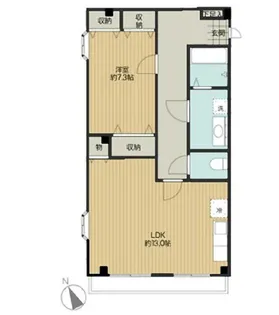 RR hirano【3階】の間取り