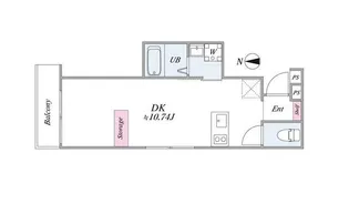Scelto Kameido【4階】の間取り