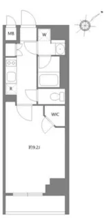 ケーディーエックスレジデンス豊洲【3階】の間取り