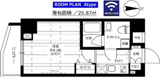 グランドコンシェルジュ亀戸【8階】の間取り