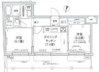 アイルプレミアム向島【4階】の間取り