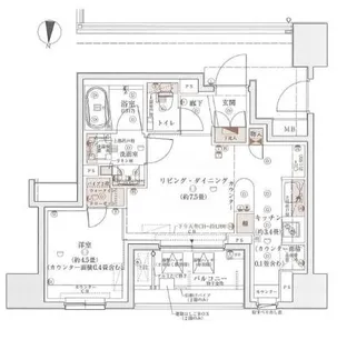 ウェリス錦糸町北斎通り【4階】の間取り