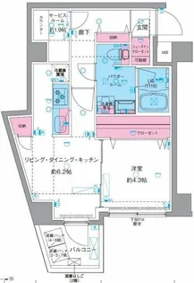 GENOVIA東向島IV【2階】の間取り