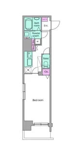 レジディア銀座東【2階】の間取り