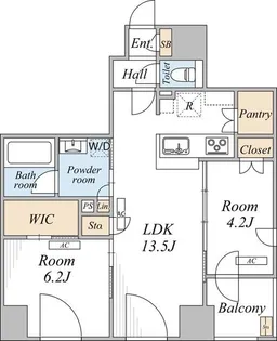THE MAYFAIR【2階】の間取り