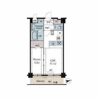 ラグゼナ東陽町【7階】の間取り