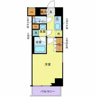 クレヴィスタ亀戸III【4階】の間取り