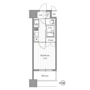 プライマル森下【5階】の間取り