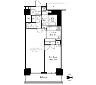 キャナルスクウェア豊洲【4階】の間取り