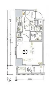 XEBEC門前仲町【12階】の間取り