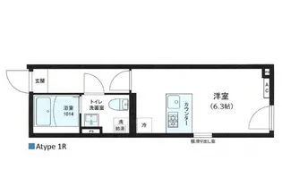 レピュア錦糸町レジデンスII【2階】の間取り