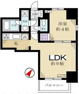 メゾン・ド・ヴィレ日本橋浜町【11階】の間取り