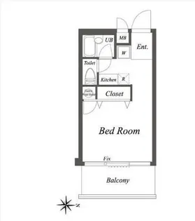 グローバルK【7階】の間取り