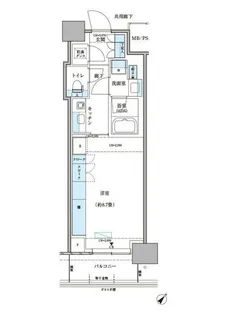パークアクシス豊洲キャナル【14階】の間取り