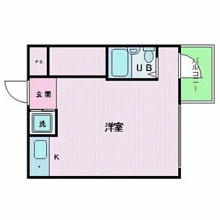 プレール潮見ピアクラブ【405号室】の間取り