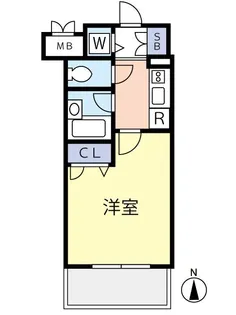 スパシエアランシア亀戸【11階】の間取り