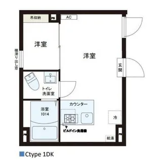 レピュア錦糸町レジデンスII【5階】の間取り