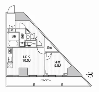 グラシアプレイス曳舟【7階】の間取り