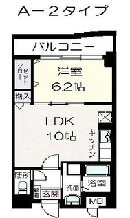 ラポール西大島 イースト【6階】の間取り