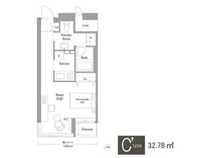 フラッツ東陽【913号室】の間取り
