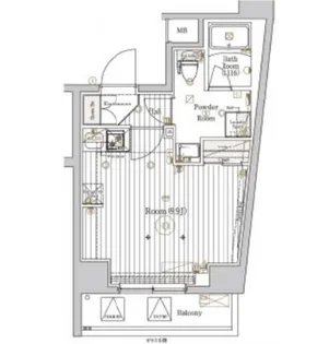 ミライズ東京EASTアネックス【5階】の間取り
