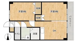 大島シャスターマンション【7階】の間取り