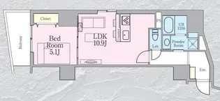 HAON【3階】の間取り