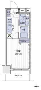 エスティメゾン大島【10階】の間取り