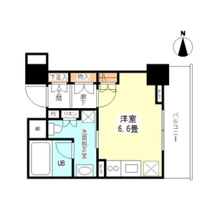 プラウドタワー亀戸【3階】の間取り