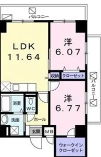 リバティーズSAGA.II【2階】の間取り