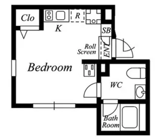 プラチナフォルム木場【1階】の間取り