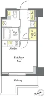 プライムメゾン清澄白河【3階】の間取り