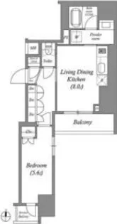 ACP Residence 錦糸町【9階】の間取り