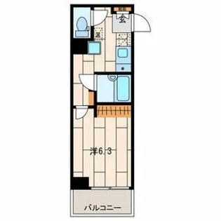 サンクレストビル【5階】の間取り