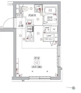 ベルシードステアー東陽町【402号室】の間取り